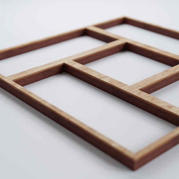 Ekena Millwork Extra Small Sheffield Decorative Fretwork Wood Wall Panels, Red Oak, 7 3/8"W x 7 3/8"H x 3/8"T - WALW08X08X0375SHFRO
