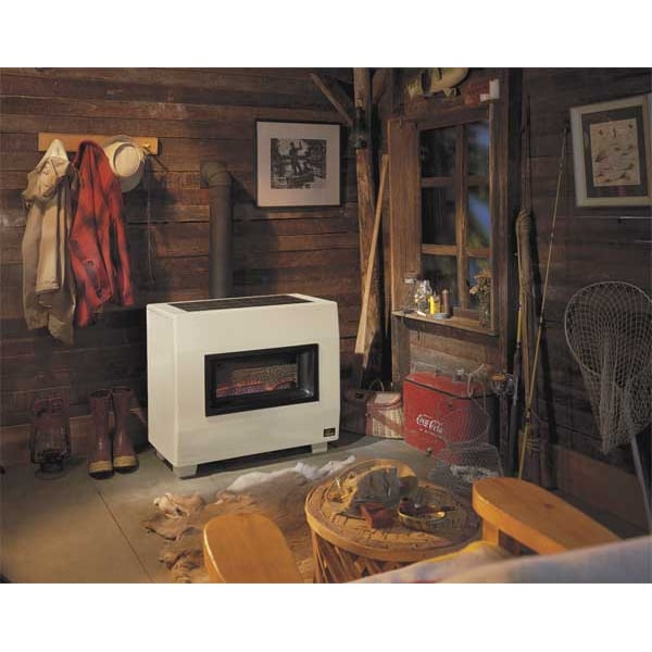Empire Comfort Systems Gas Fired Room Heater, 16 In. D, 34 In. W - RH50BLP