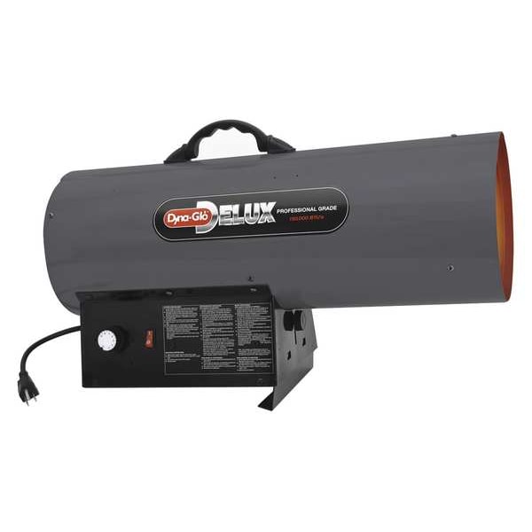 Dyna-Glo Portable Gas Torpedo Heater, Natural Gas, Interrupted Spark, 150,000 BtuH, 25 19/32 in L - RMC-FA150NGDGD