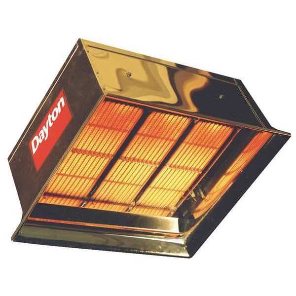 Dayton Commercial Infrared Heater, LP, 90,000 BtuH Input, 22 1/2 in H x - 5VD66