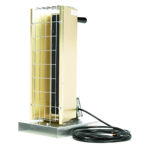 Fostoria Electric Infrared Heater, 1 Phase, Aluminum, 4948 BtuH, 120V AC 1450 W - FSP-1412-1C