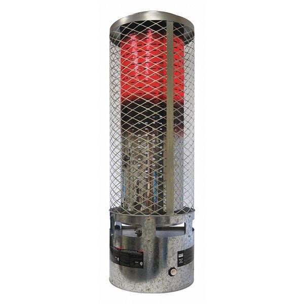 Dyna-Glo Portable Gas Floor Heater, Natural Gas, Continuous Spark, 250,000 BtuH, 14 11/16 in L - RA250NGDGD