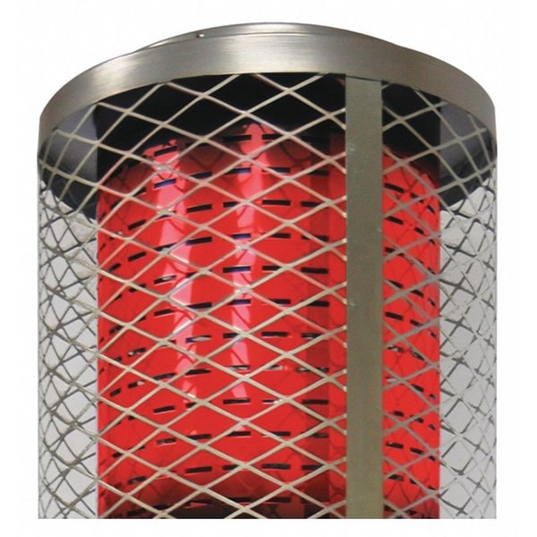 Dyna-Glo Portable Gas Floor Heater, Natural Gas, Continuous Spark, 250,000 BtuH, 14 11/16 in L - RA250NGDGD