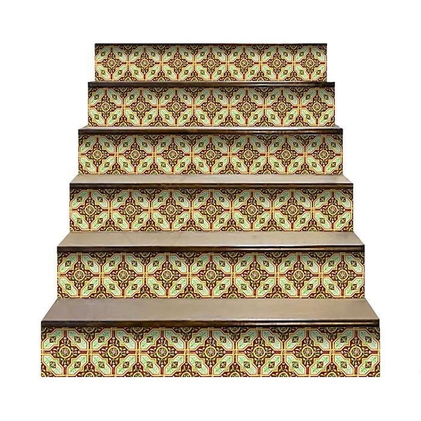 Homeroots 6 x 6 in. Gloria Yellow Removable Peel & Stick Tiles - 400352