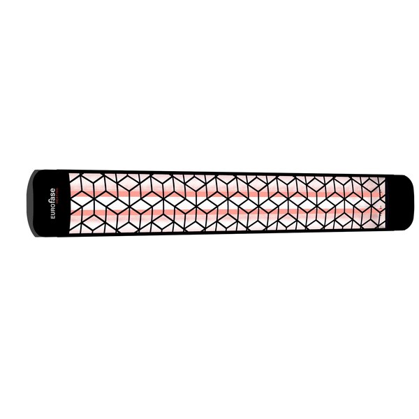 Eurofase Black Stella Decor Plate Upgrade Kit For Eurofase 61in Patio Heaters - EF61DCB6