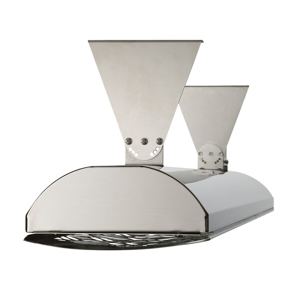 Eurofase SS 61in Dual Element 6000W 240V Heater, Stainless Steel, Mason Decor Plate - EF60240S3