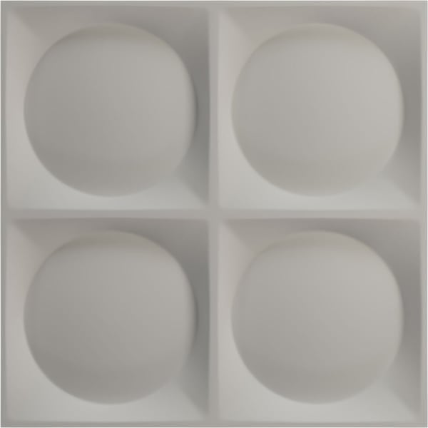 Ekena Millwork 19 5/8in. W x 19 5/8in. H Adonis EnduraWall Decorative 3D Wall Panel Covers 2.67 Sq. Ft. - WP20X20ADCDB