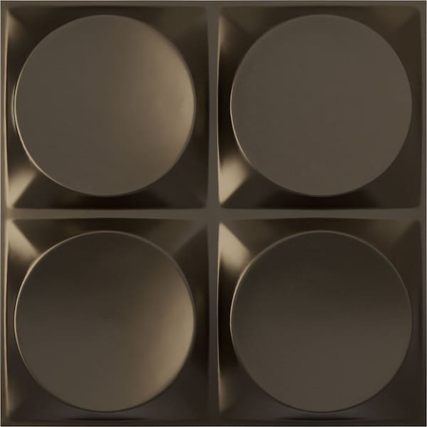 Ekena Millwork 19 5/8in. W x 19 5/8in. H Adonis EnduraWall Decorative 3D Wall Panel Covers 2.67 Sq. Ft. - WP20X20ADCDB