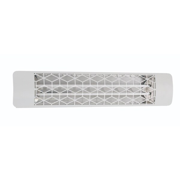 Eurofase SS 39in Dual Element 5000W 208V Heater, White, Stella Decor Plate - EF50208W6