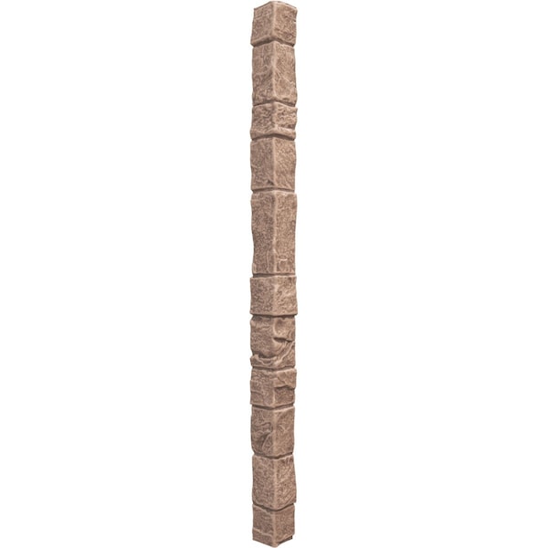 Ekena Millwork Universal Outside Corner for StoneWall Faux Stone Siding Panels - PNUOC03X48NH