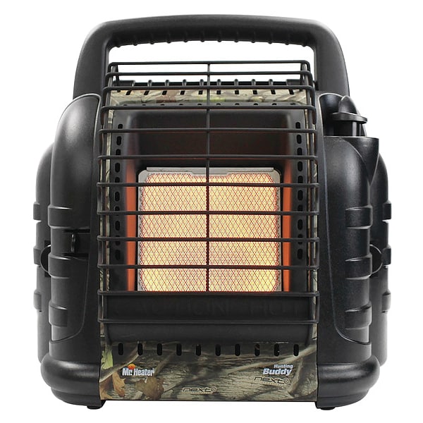 Mr. Heater Portable Gas Tabletop Heater, LP, Matchless Piezo, 15 1/2 in Wx 10 1/4 in L - MH12HB-F232045