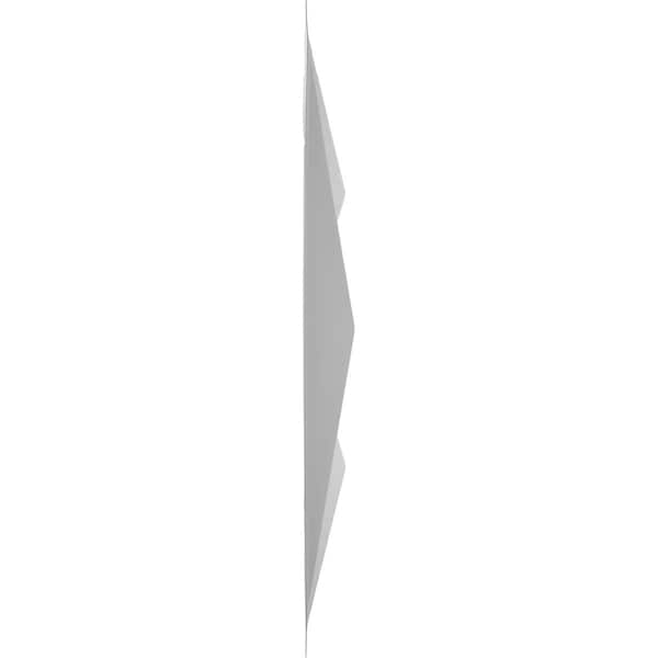 Ekena Millwork 11 7/8in. W x 11 7/8in. H Kent EnduraWall Decorative 3D Wall Panel Covers Total 48.96 Sq. Ft., 50PK - WP12X12KEWH-CASE-50