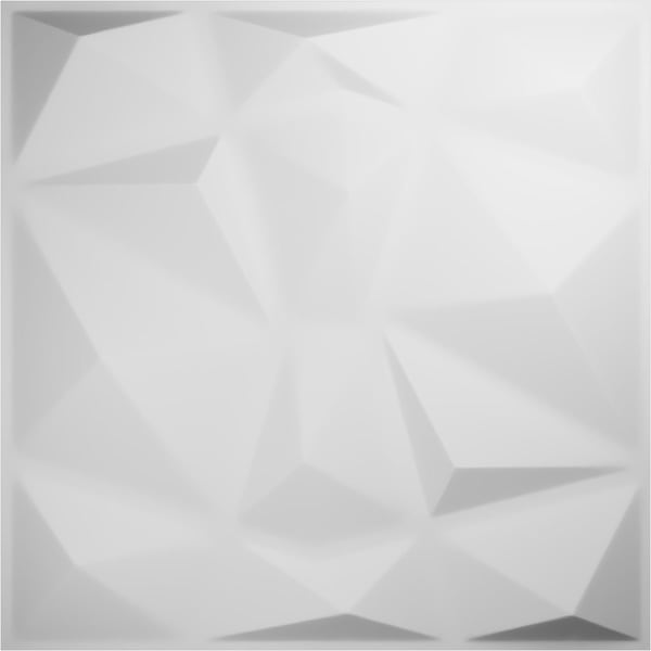 Ekena Millwork 19 5/8in. W x 19 5/8in. H Niobe EnduraWall Decorative 3D Wall Panel Covers Total 53.49 Sq. Ft., 20PK - WP20X20NIWH-CASE-20