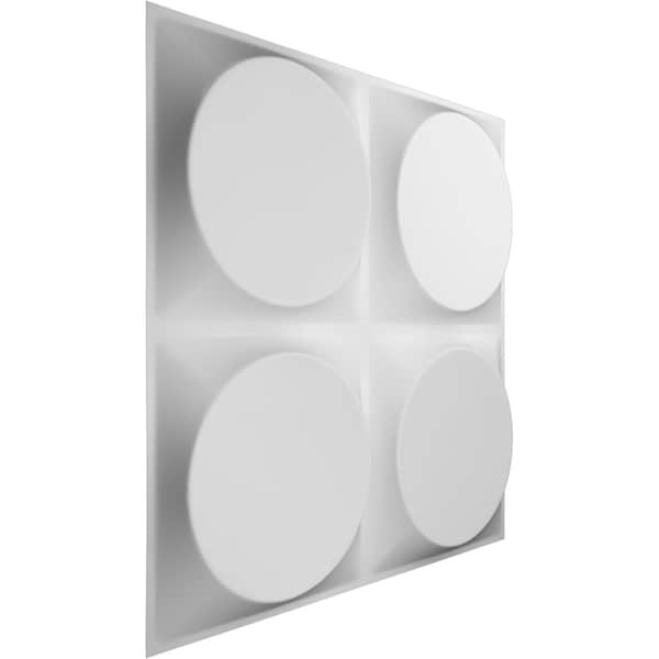 Ekena Millwork 19 5/8in. W x 19 5/8in. H Adonis EnduraWall Decor 3D Wall Panel Covers, Total 26.75 Sq. Ft., 10PK - WP20X20ADWH-CASE-10