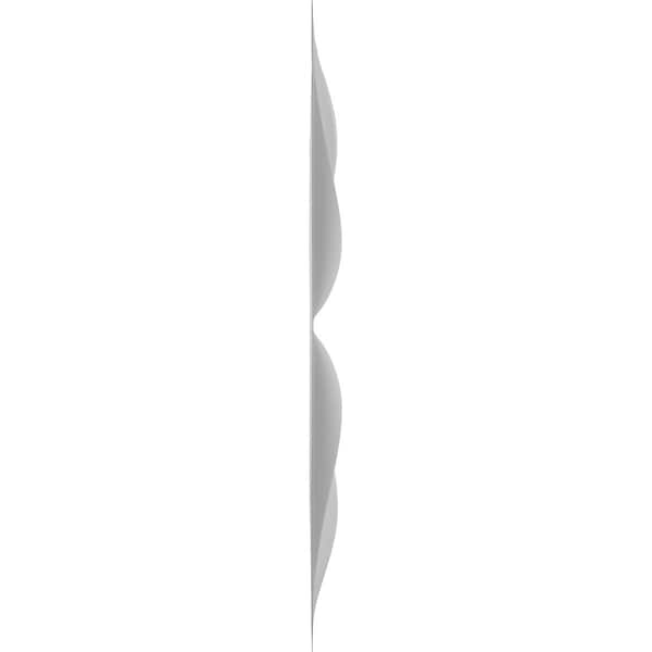 Ekena Millwork 11 7/8in. W x 11 7/8in. H Helene EnduraWall Decor 3D Wall Panel Covers, Total 9.79 Sq. Ft., 10PK - WP12X12HEWH-CASE-10