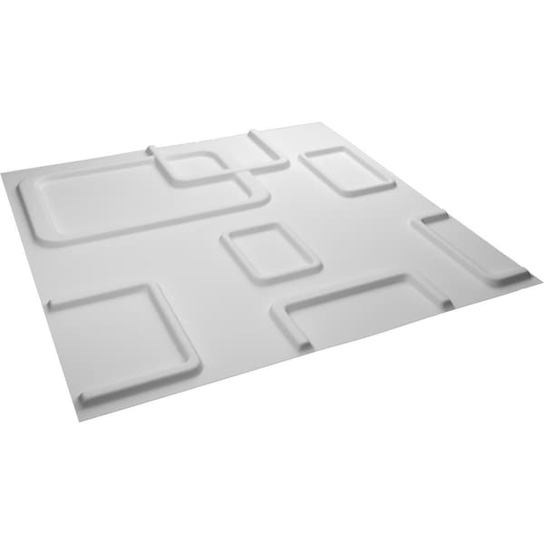 Ekena Millwork 19 5/8in. W x 19 5/8in. H Odessa EnduraWall Decor 3D Wall Panel Covers, Total 32.1 Sq. Ft., 12PK - WP20X20ODWH-CASE-12