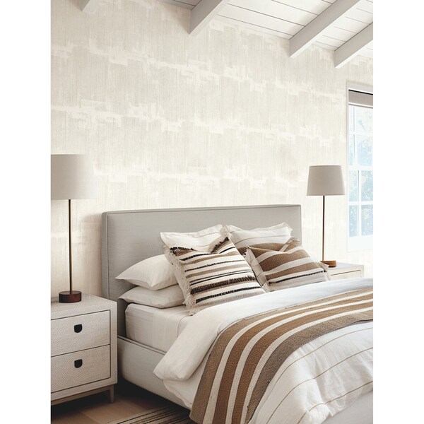 York Wallcoverings Rhythm and Rhyme White Wallpaper - FM1064