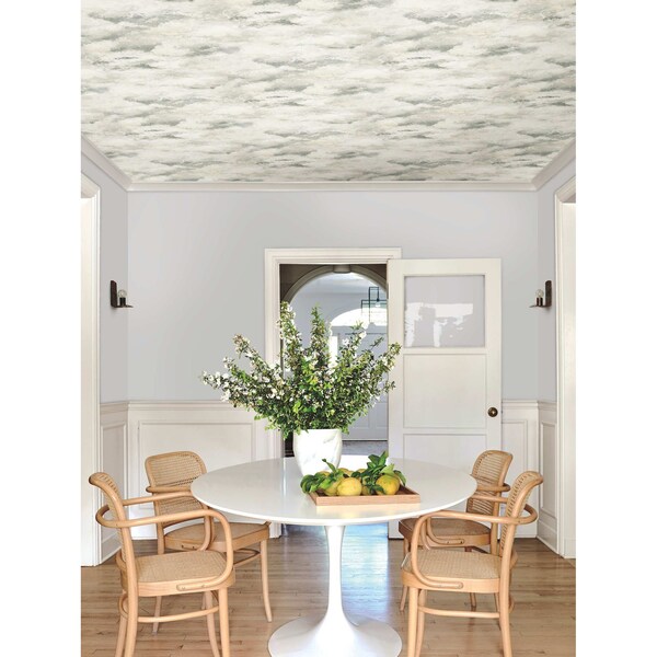 York Wallcoverings Plein Air Tan and Grey Wallpaper - MN1810