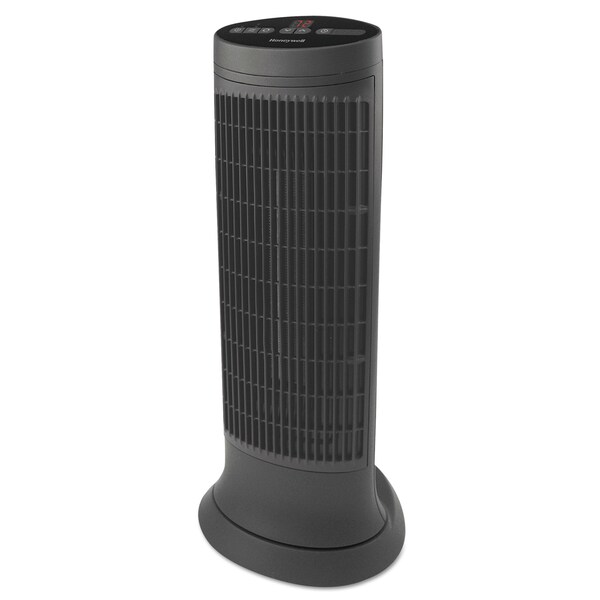 Honeywell Digital Tower Heater, 1,500 W, 10.12 x 8 x 23.25, Black - HCE322V