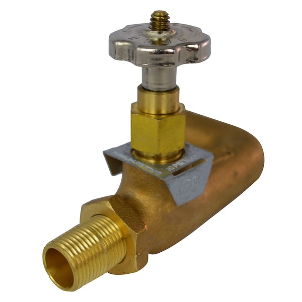 Beckett Firomatic 1/2 in. x 3/8 in. Bronze Oil Shutoff Valve - 12650