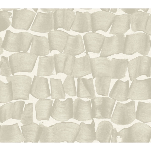 York Wallcoverings Brushed Ink Taupe Wallpaper - OI0654