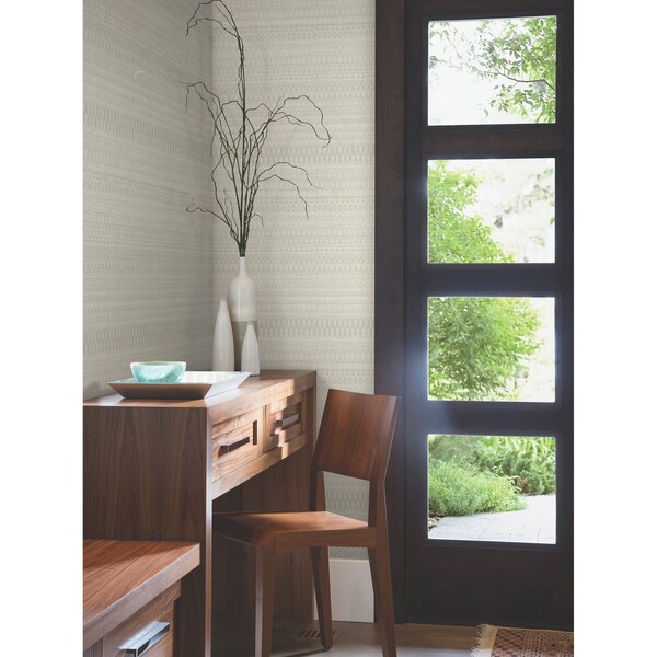 York Wallcoverings Tapestry Stitch Beige Wallpaper - OI0622
