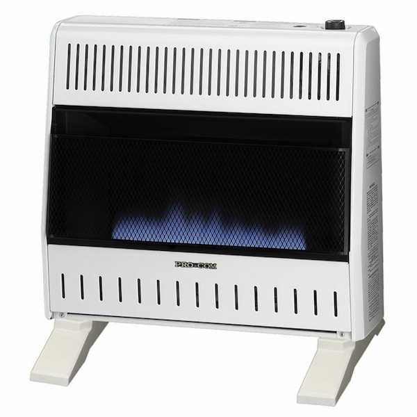 Procom Dual Fuel Ventless Blue Flame Gas Space Heater With Blower And - MNSD300TBA-BB