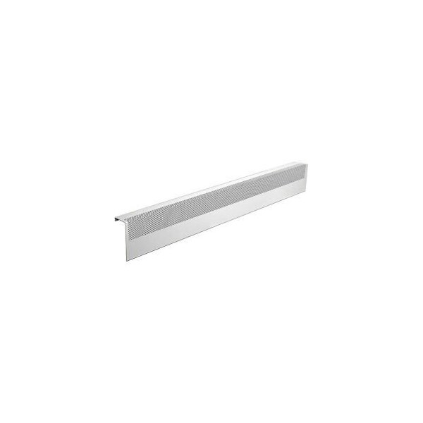Buss General Partner Co Ltd Baseboarders Basic Series 4 ft Steel Easy Slip-on Baseboard Heater Cover, White - BC001-48-WHT