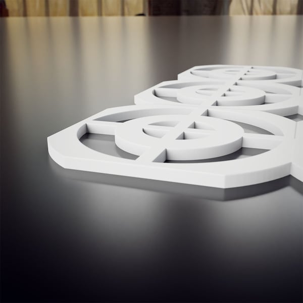 Ekena Millwork Extra Small Sullivan Decorative Fretwork Wall Panels in Architectural PVC, 7 3/8"W x 7 3/8"H x 3/8"T - WALP08X08SUL