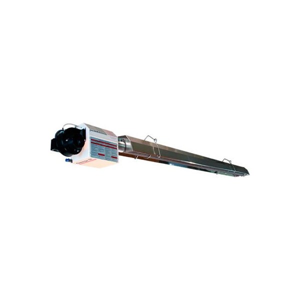 Combustion Research Corporation Omega II Propane Gas Infrared Straight Tube Heater, 20' Tube Length, 45000 BTU - 0921.20LP.S