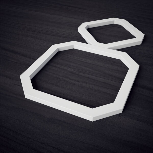 Ekena Millwork Extra Small Lockhart Decorative Fretwork Wall Pnls in Architectural PVC, 12 5/8"W x 7 3/8"H x 3/8"T - WALP08X08LKH