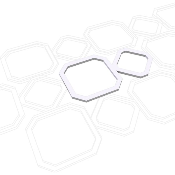 Ekena Millwork Extra Small Lockhart Decorative Fretwork Wall Pnls in Architectural PVC, 12 5/8"W x 7 3/8"H x 3/8"T - WALP08X08LKH