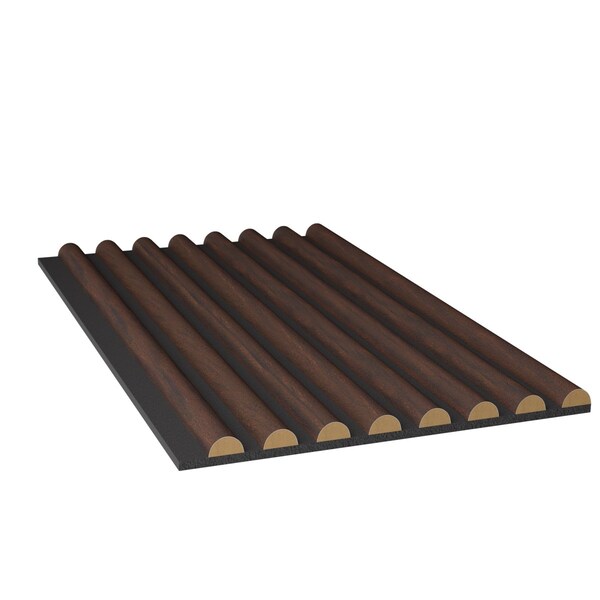 Ekena Millwork AcoustixPro Noise Cancelling Half Round Small Slat Wall Panel - SWA0625X0500HREP