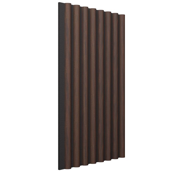 Ekena Millwork AcoustixPro Noise Cancelling Half Round Small Slat Wall Panel - SWA0625X0500HREP