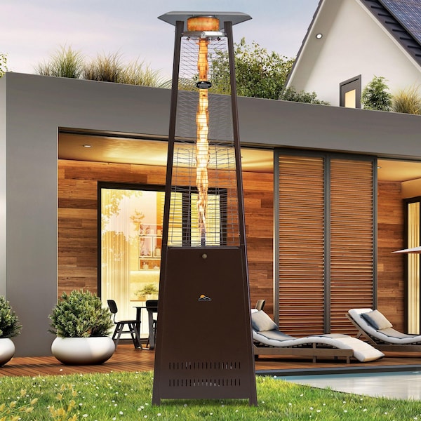 Paragon Outdoor Outdoor Elevate Flame Tower Heater, 92.5 in, 42,000 BTU - OH-M842B
