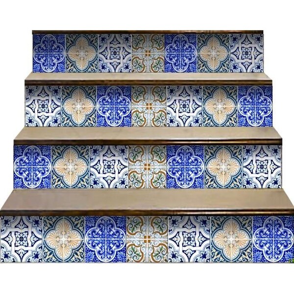 Homeroots 4 x 4 in. Bella Mix Mosaic Yellow Removable Peel & Stick Tiles - 400250