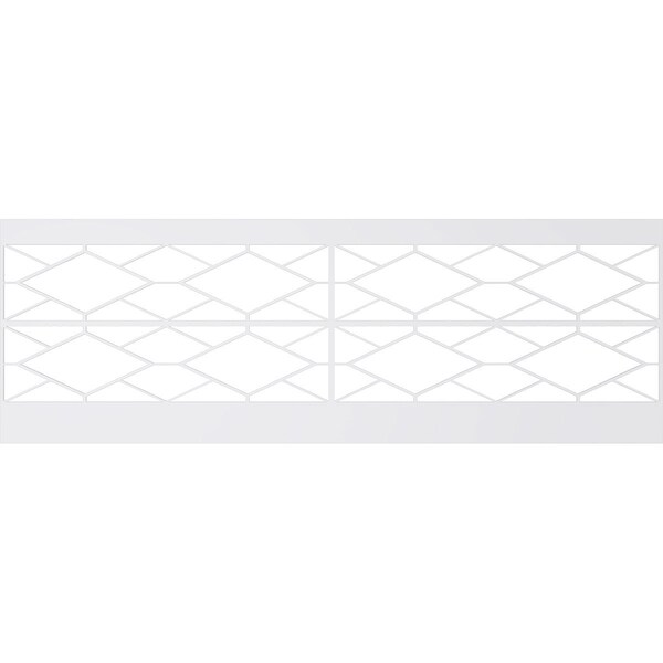 Ekena Millwork 32"H x 94 1/2"W Hudson PVC Wainscot Paneling Kit - WPK32X94HSN