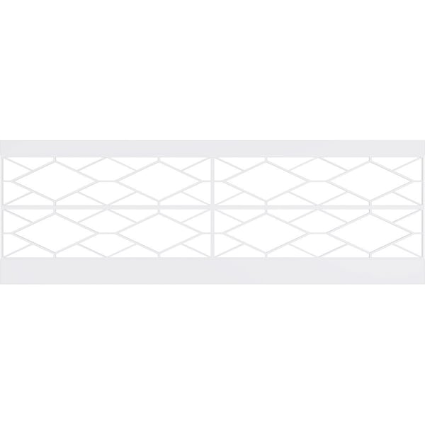 Ekena Millwork 32"H x 94 1/2"W Hudson PVC Wainscot Paneling Kit - WPK32X94HSN