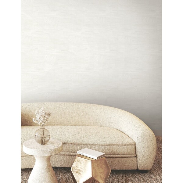 York Wallcoverings Higher Ground Geo Alabaster Wallpaper - FM1033