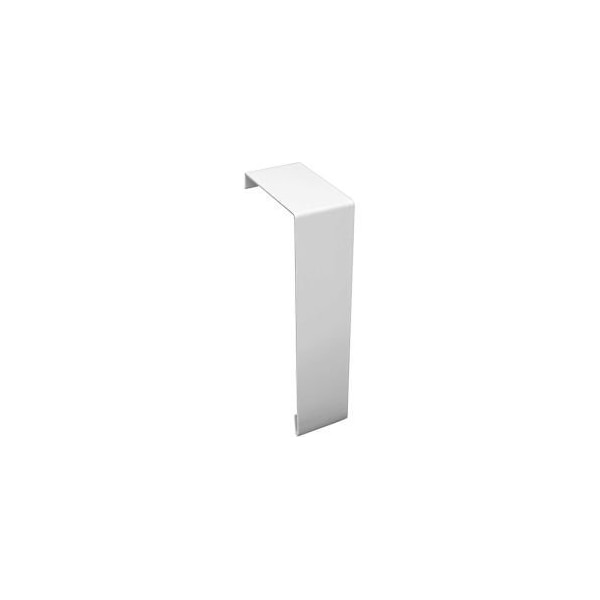 Buss General Partner Co Ltd Baseboarders Basic Series Steel Easy Slip-on Baseboard Heater Cover Coupler, White - CP004-WHT