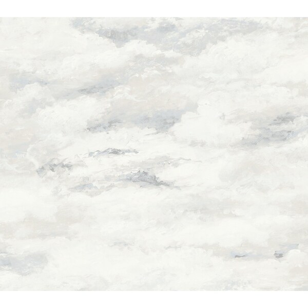 York Wallcoverings Plein Air Beige and Grey Wallpaper - MN1811