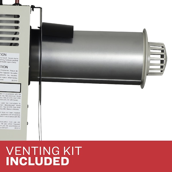 Ashley Hearth Products 11,000 BTU Direct Vent Natural Gas Wall Heater - DVAG11N