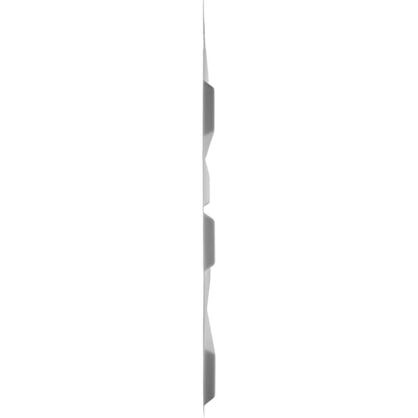 Ekena Millwork Keyes EnduraWall Decorative 3D Wall Panel, White, 19 5/8"W x 19 5/8"H - WP20X20KYWH