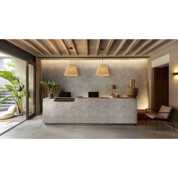 Msi Cottonwood White Sample Natural Concrete Loose Veneer Wall Tile - ZOR-PNL-0168-SAM