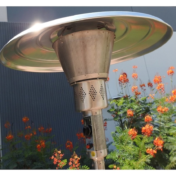 Hiland Commercial Patio Heater in Stainless Steel - BURN-2650-SS