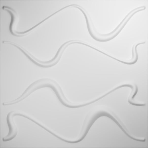 Ekena Millwork 19 5/8in. W x 19 5/8in. H Versailles EnduraWall 3D Wall Panel Covers Total 133.73 Sq. Ft., 50PK - WP20X20VEWH-CASE-50