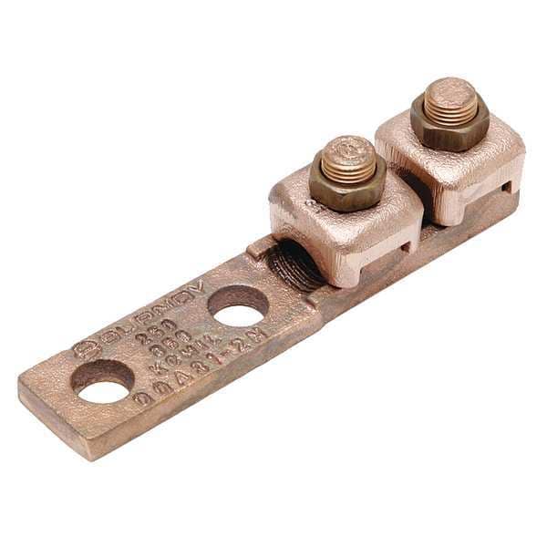Conexión mecánica Burndy, Terminal, 1 a 4 AWG, 1 Condición - QQA1C2
