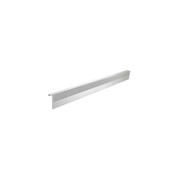 Buss General Partner Co Ltd Baseboarders Basic Series 6 ft Steel Easy Slip-on Baseboard Heater Cover, White - BC001-72-WHT