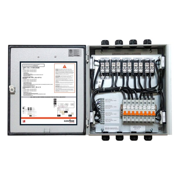 Eurofase Eurofase 2 Zone 120V to 240V Universal Relay Control Box - EFURCB24M2