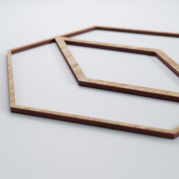 Ekena Millwork Medium Hillrose Decorative Fretwork Wood Wall Panels, Red Oak, 15 3/8"W x 15 3/8"H x 3/8"T - WALW16X16X0375HRERO